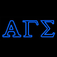 Alpha Gamma Sigma Neon Sign