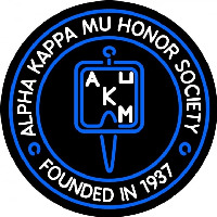 Alpha Kappa Mu Logo Neon Sign