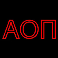 Alpha Omicron Pi Neon Sign