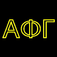 Alpha Phi Gamma Sorority Neon Sign