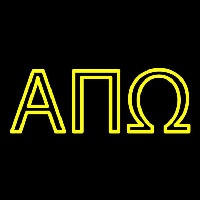 Alpha Pi Omega Neon Sign