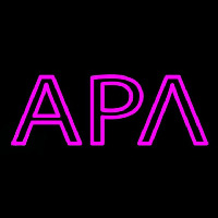 Alpha Rho Lambda Latina Greek Neon Sign