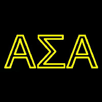 Alpha Sigma Alpha Neon Sign