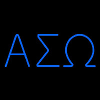 Alpha Sigma Omega Latina Greek Neon Sign