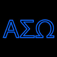 Alpha Sigma Omega Latina Greek Neon Sign