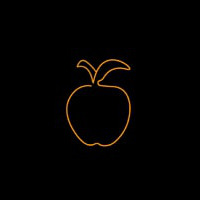 Apple Neon Sign