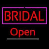 Block Bridal Open Neon Sign