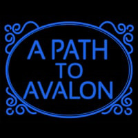 Blue A Path To Avalon Neon Sign