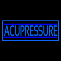 Blue Acupressure Neon Sign