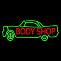 Body Shop Car Logo Neon Sign