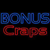 Bonus Craps Neon Sign