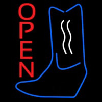 Boots Logo Open Neon Sign