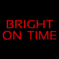 Bright On Time Neon Sign