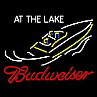 Budweiser At The Lake Neon Sign