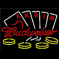 Budweiser Poker Ace Series Beer Sign Neon Sign