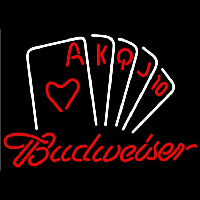 Budweiser Poker Series Beer Sign Neon Sign