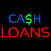 Cash Red Loans Neon Sign