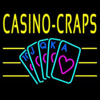 Casino Craps 1 Neon Sign