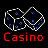 Casino Dice Neon Sign