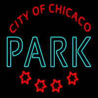 City Of Chicanco Park Neon Sign