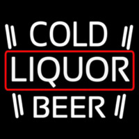 Cold Liquor Beer Neon Sign