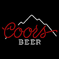 Coors Beer Mountain Beer Sign Neon Sign