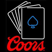 Coors Cards Neon Sign