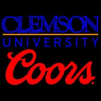 Coors Clemson University Neon Sign