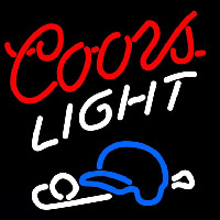 Coors Light Baseball Beer Sign Neon Sign