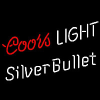 Coors Light Double Line Silver Bullet Beer Sign Neon Sign