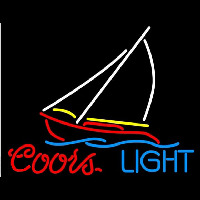 Coors Light Sailboat Beer Sign Neon Sign