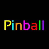 Cursive Letter Pinball 2 Neon Sign