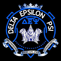 Delta Epsilon Psi Logo Neon Sign