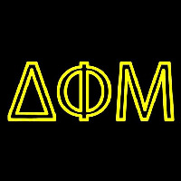 Delta Phi Mu Neon Sign