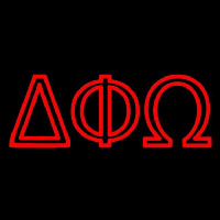 Delta Phi Omega Neon Sign