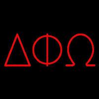 Delta Phi Omega Neon Sign