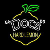 Docs Hard Lemon Neon Sign