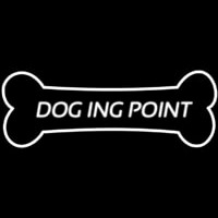 Dog Ing Point Neon Sign