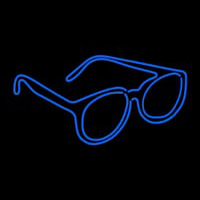 Double Stroke Glasses Logo Neon Sign