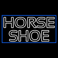 Double Stroke Horse Shoe Neon Sign