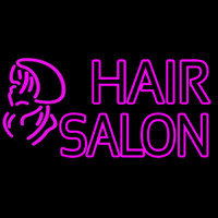 Double Stroke Pink Hair Salon Neon Sign