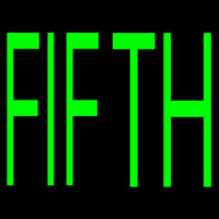 Fifth Neon Sign