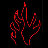 Fire Flame Artwork Neon Sign