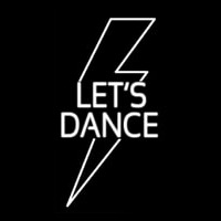 Flash Lets Dance Neon Sign