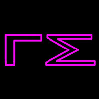 Gamma Sigma Neon Sign