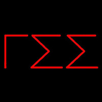 Gamma Sigma Sigma Neon Sign