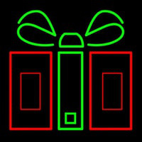 Gift Icon Neon Sign