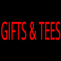 Gifts And Tees Red Neon Sign