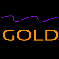 Gold Neon Sign