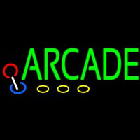 Green Arcade Neon Sign